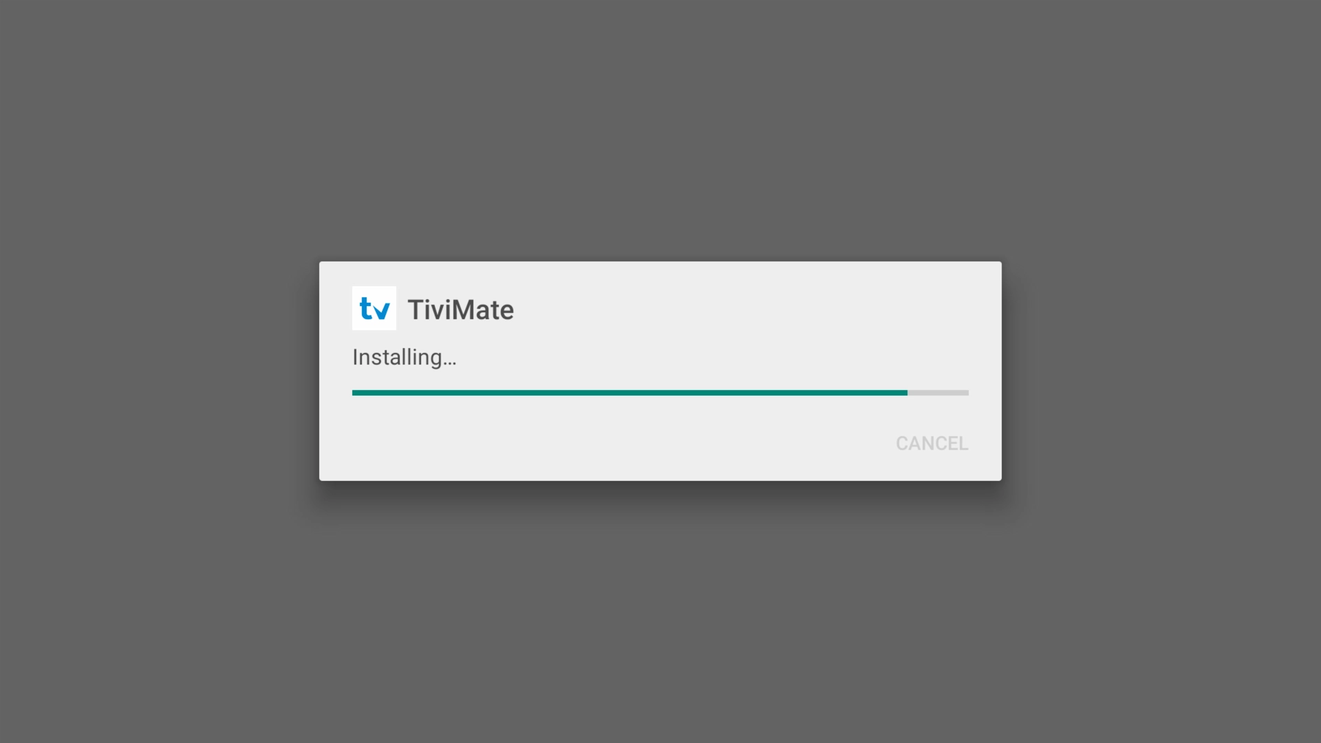 TiviMate installing